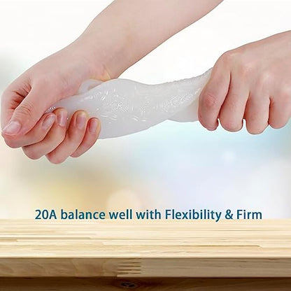BBDINO Silicone Mould Making Kit 20A Silicone for Mould Making, Silicone Mould Making Translucent 38.8 Oz, 1A:1B by Volume, Liquid Silicone for Moulds Making of Resin, Soap, Wax, Clay, Concrete etc.