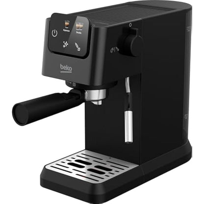 Beko CaffeExpertoTM CEP5302B Manual Espresso machine | Colour Touch Display | Integrated Milk Frother | Dual Nozzle | 15 Bar pressure | Black | Easy cleaning
