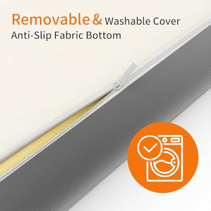wowttrelax Memory Foam Mattress, 3ft Single Mattress, Medium Firm, Soft Skin-friendly Durable, Breathable Comfort Sleep, Back Pain Support (90x190x20cm)