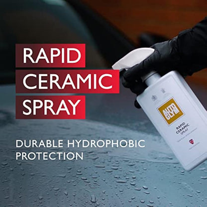 Autoglym Luxury Bodywork And Wheels Collection, 6pc Car Cleaning Kit, Car Cleaning Gift Set, Black
