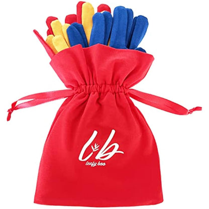 Bamboo Gloves for Eczema, Kids Age 6-8, Dry Hands, Moisturising Gloves for Children Overnight, 3 Pairs