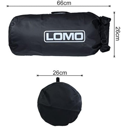 Lomo 40L Rolltop Motorbike Waterproof Drybag Bungee Loops