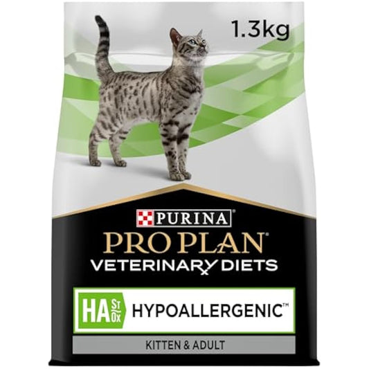 PRO PLAN VETERINARY DIETS HA Hypoallergenic Dry Cat Food 1.3kg