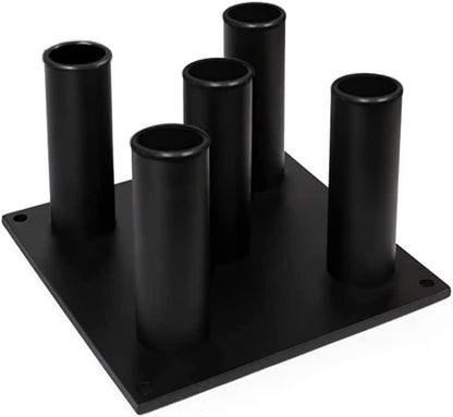 Yes4All AEA6 Vertical Barbell Storage Rack Stand, 5 Bars,7inches x 2.2inch