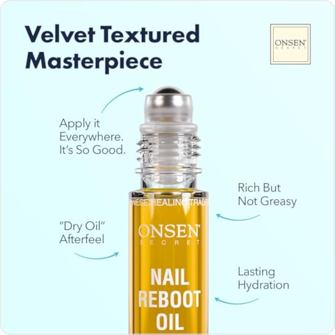 Organic Cuticle Oil for Nails - USA Made - Japanese Treatment for Damaged Nails - Natural Nail Cuticle Repair - Visible Results For Perfect Results - Nail Strengthener and Growth Reboot Oil 10ml