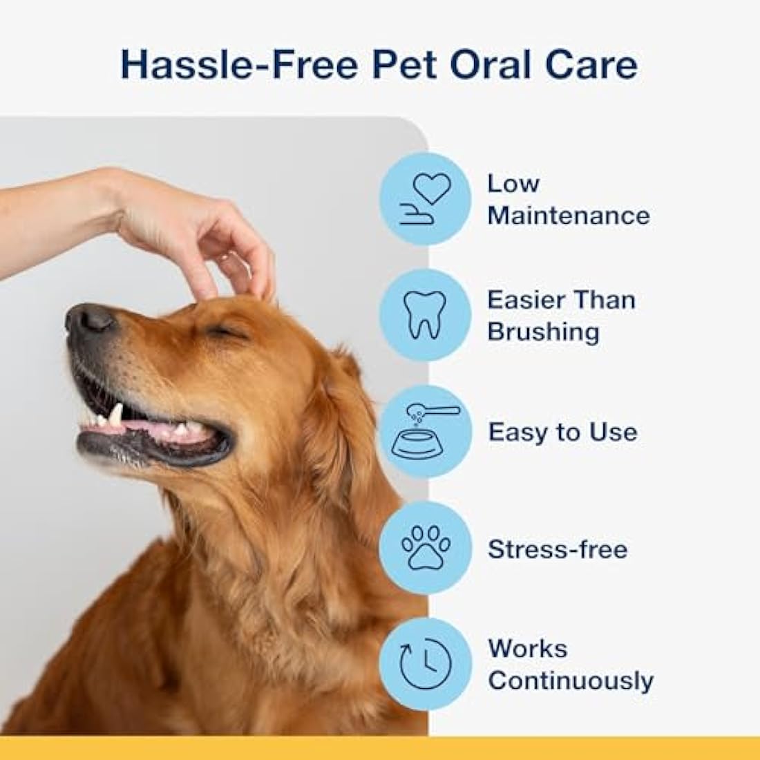 ProDen PlaqueOff Powder for Dogs & Cats, Tartar & Bad Breath Remover 100% Natural Teeth Cleaner and Plaque Remover 60 g