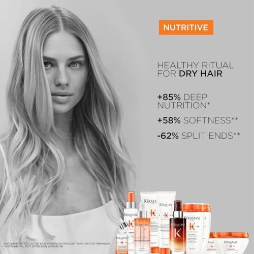 Kérastase Nutritive, Hydrating Scalp Serum for Dry Hair, With Niacinamide and Vitamins, Moisturising and Revitalising, Fast Absorbing and Non Greasy, Nutri-Supplement, 90 ml