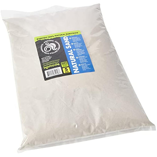 Komodo Natural Sand, Natural Substrates, Reptile friendly sand, Natural Sand, Suitable for all reptiles