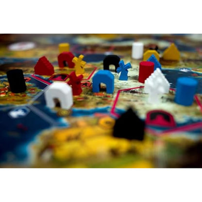Stonemaier Games | Scythe | Board Game | Ages 14+ | 1-5 Players | 90-115 Minutes Playing Time