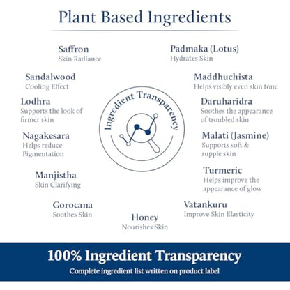 Blue Nectar Kumkumadi Oil for Face for Aging Skin | Ayurvedic Saffron Face Cleansing Oil | Authentic Kumkumadi Tailam Saffron Serum for Women & Men (30ml, 26 Herbs)