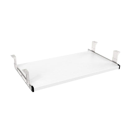 FRMSAET Under Desk 20/24/30 inch Keyboard Drawer Platform24 inch,White