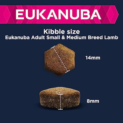 Eukanuba Complete Dry Dog Food for Adult Small and Medium Breeds with Lamb and Rice 12 kg