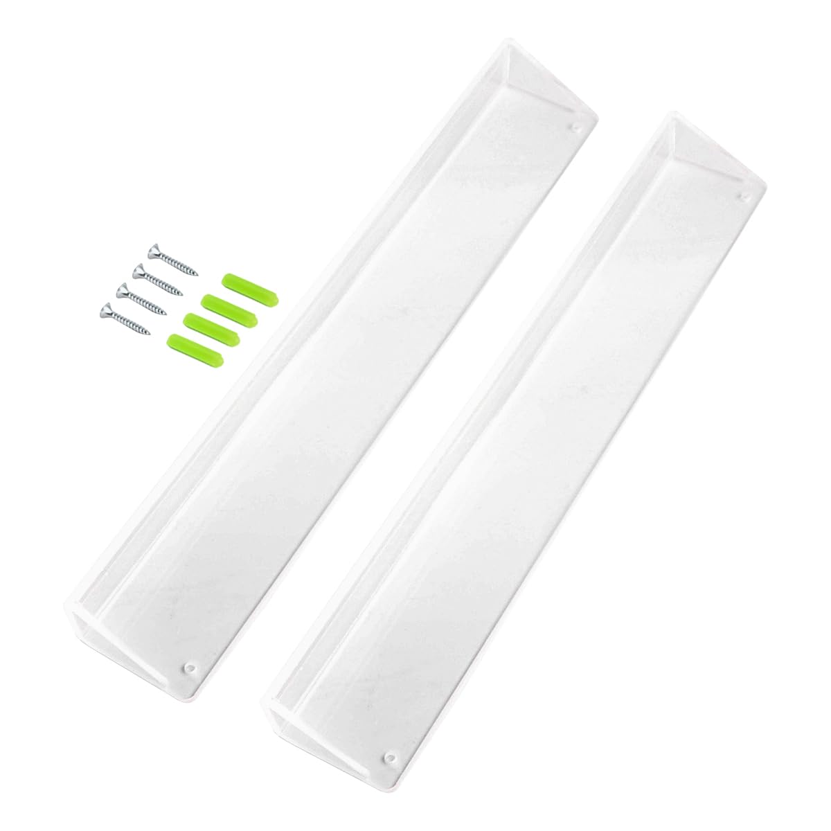 Laroal 2Pcs Card Showcases Stand Acrylic Wall Mounted Showcases For Displaying Trading Cards And Baseball Card(Clear