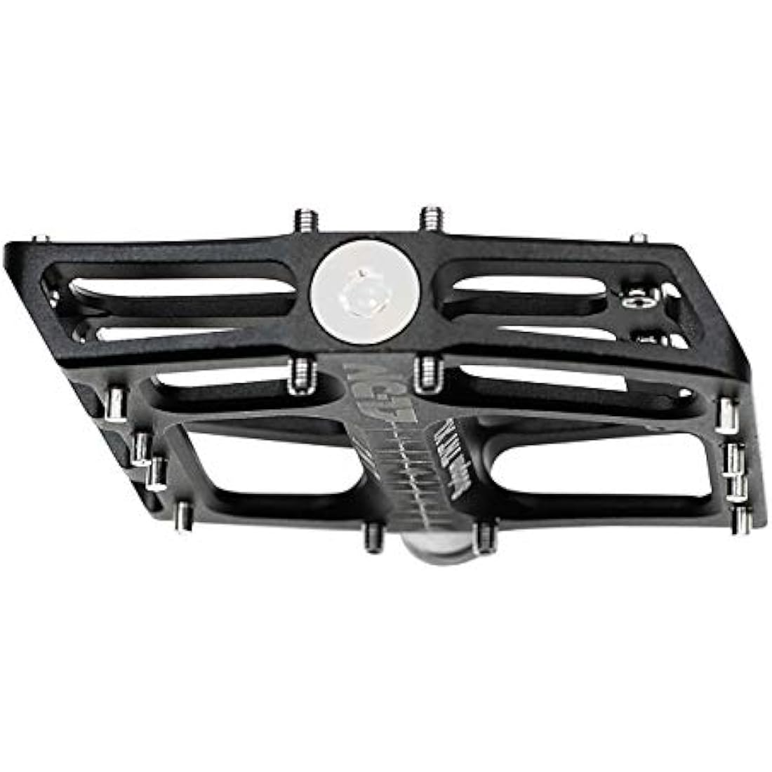 NC-17 Sudpin IV XL TNT Aluminium Platform Pedals/Mountain Bike Pedal/BMX Pedal/Flat Height 17.7 mm/Fail Safe System/Precision Bearing + Cr-Mo Axle/Includes Spare Pins
