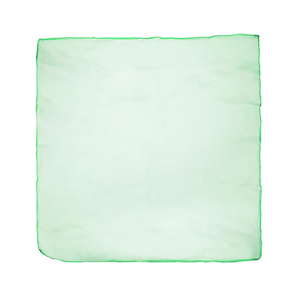 VOANZO Juggling Dance Scarves 12 Pieces Green Chiffon Scarves for Juggling Dance and Performance Soft Fabric