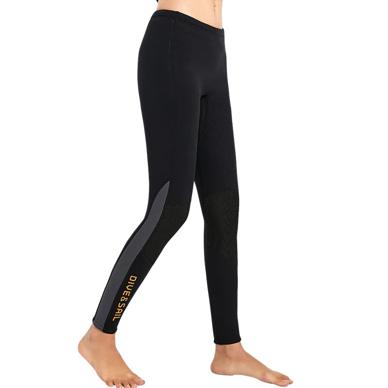 EUPTE 3mm Diving Wetsuit Pants Swimming Pants Leggings for Women Men (XS, Women)