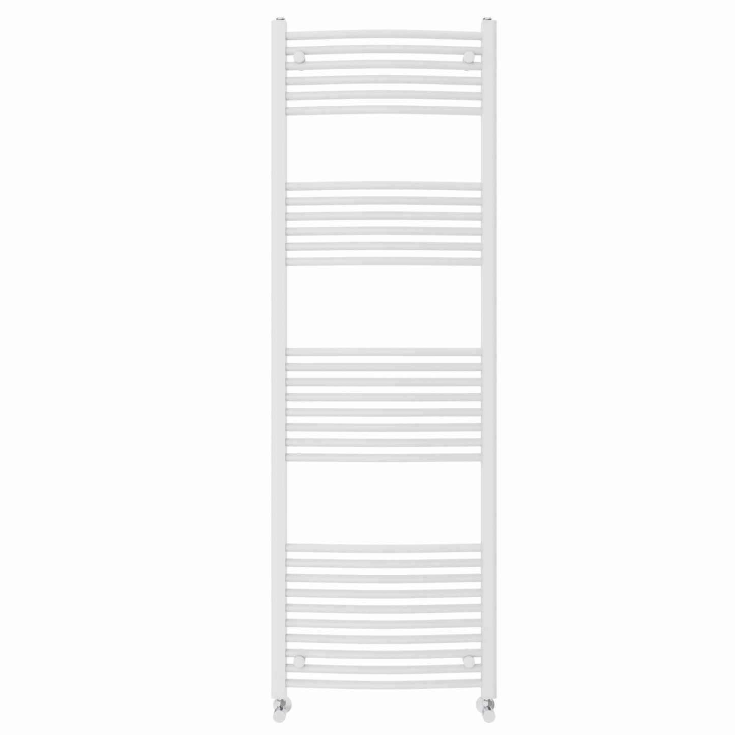 NRG Gloss White Curved Central Heating Towel Rail Radiator 1800×600mm