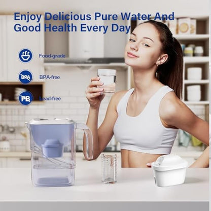 WaterJingYi Water Filter Cartridges Compatible with Brita® Maxtra Pro® All-in-1 and Maxtra+® Plus,Replacement for Brita® Marella® Jug Kettle and Tank, Reduce PFAS, PFOA/PFO, 12 Pack
