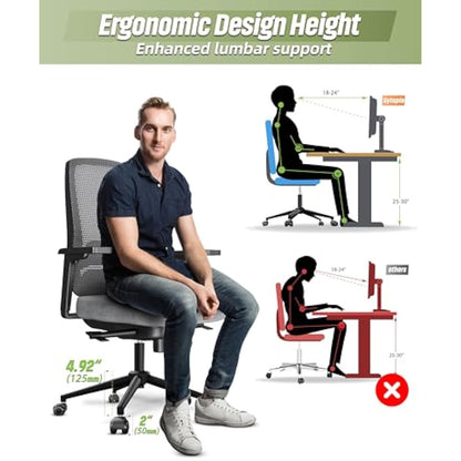 Sytopia Office Chair Base Replacement 24'' - Office Chair Base with Reinforced Metal Legs 2600lbs, Bottom Part Universal Fit for Universal Gas Cylinder & Casters – Matte Black