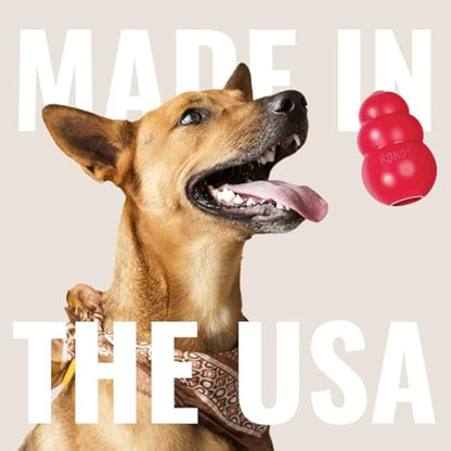 KONG - Ring - Durable Rubber Dog Chew Toy - For Medium/Large Dogs