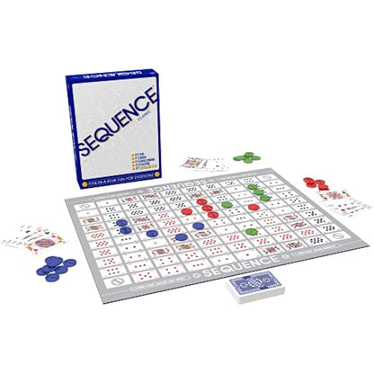 Goliath Games Sequence | Five-in-a-row Fun for Everyone! | Family Strategy Game | For 2 or More Players, Ages 7+, White