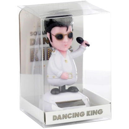 Puckator The King Solar Pal - Home Office Table Desk Dashboard Car Decor Decoration - Gift Ideas - Gifts For Teenage Old Boy Girl Dad Mums - Powered KIds Toys Toy Figure Figures