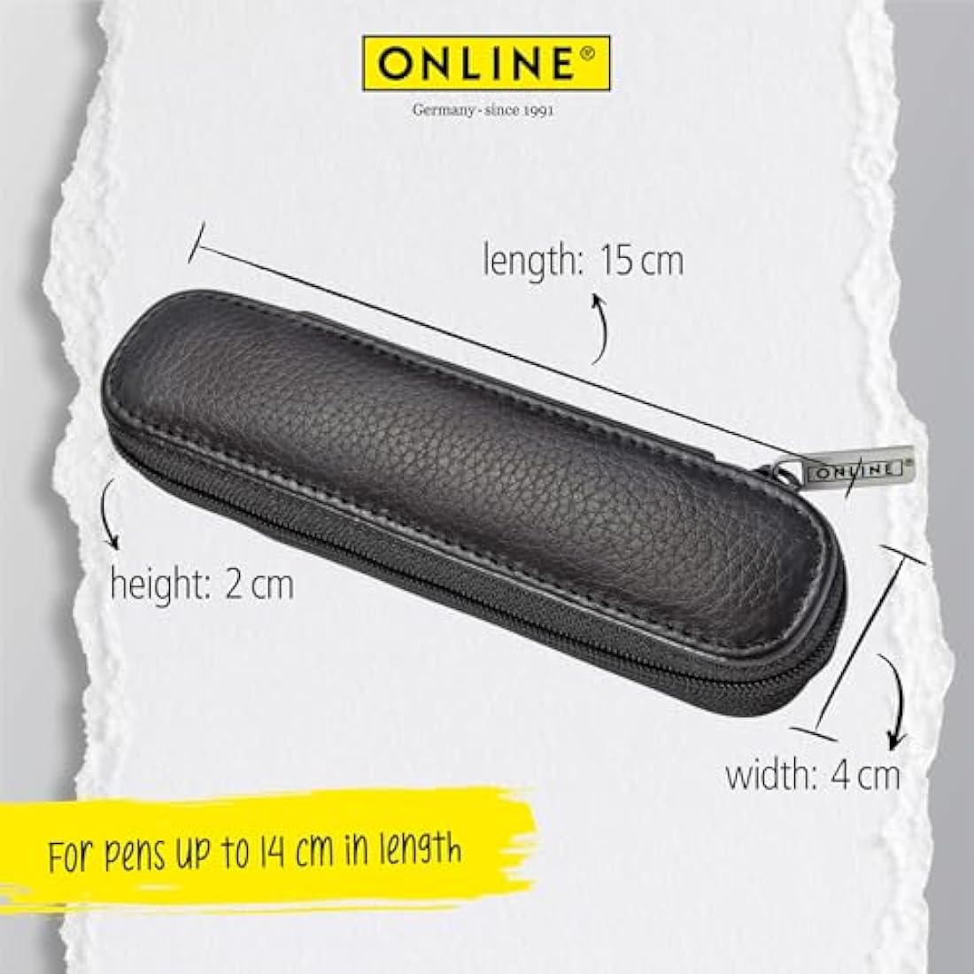 Online Set Eleganza Fountain Pen & Ballpen & Leather Case I Colour: Bordeaux I Nib Size M I Metal Clip I Retractable Biro I Fountain-Pen for Standard Ink Cartridges Or Converter I In Gift Box