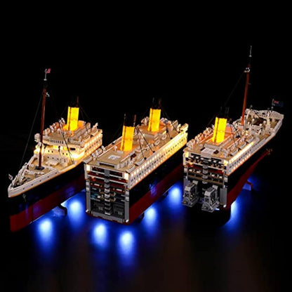 BRIKSMAX Led Lighting Kit for Creator Titanic - Compatible with Lego 10294 Building Blocks Model- Not Include the Lego Set