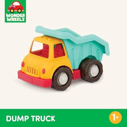 Battat – Wonder Wheels – Dump Truck For Toddlers – Moveable Parts – Durable & Sturdy Construction Toy – Recyclable