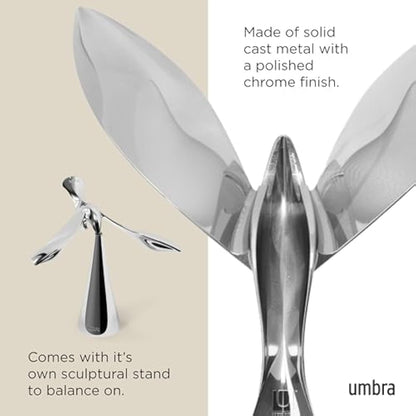 Umbra Tipsy Bottle Opener, Bottle Opener for Opening Bottle Caps, Sculptural Bar Accessory, 1013387-158