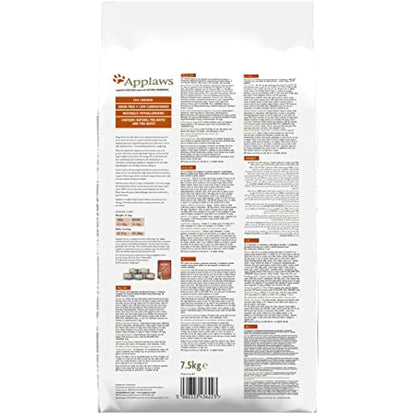 Applaws High Protein Complete and Grain Free Dry Dog Food 7.5 kg for Adult Medium and Small Dog Breeds, Chicken (Pack of 1)