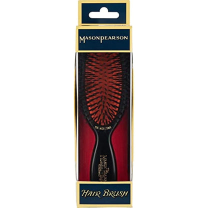 Mason Pearson SB4 Pure Bristle Pocket Sensitive Hair Brush - Dark Ruby
