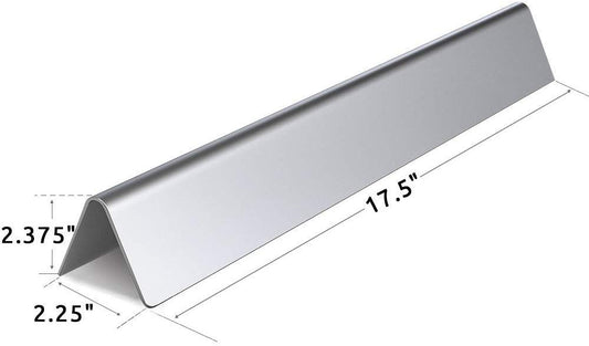 LOKHING 44.5 CM 7620 Flavorizer Bars for Weber Genesis 300 Series (with Front Control Knobs), Stainless Steel Heat Plate Replacement for Weber E-310