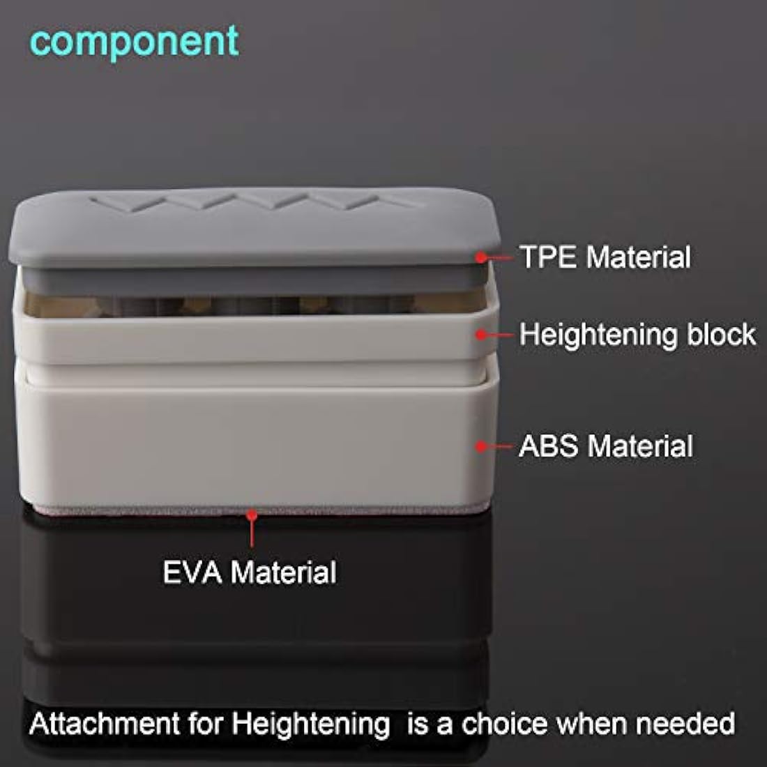 LUTER 8pcs Toilet Seat Bumpers with 8pcs Plastic 5mm Attachments for Heightening The Bumper Toilet Replacement Bumper Kit Universal Toilet Seat Buffer with Strong Adhesive