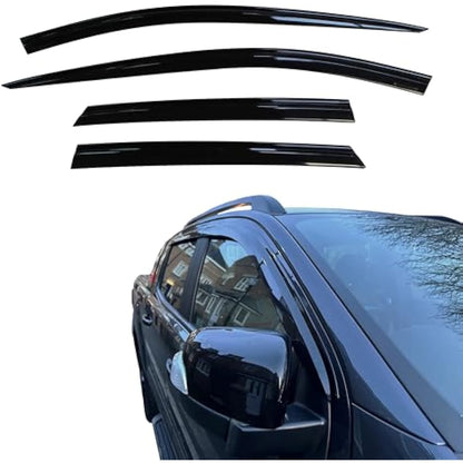 AUTO CLOVER Wind Deflectors Set for Ford Ranger 2012+ (4 pieces)