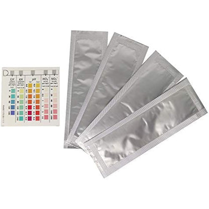 API 5-IN-1 TEST STRIPS Freshwater and Saltwater Aquarium Test Strips 4-Count Box