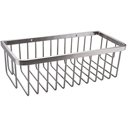 Konhard CS004 Solid Stainless Steel Bathroom Shower Caddy Wall Mount, Brushed Steel