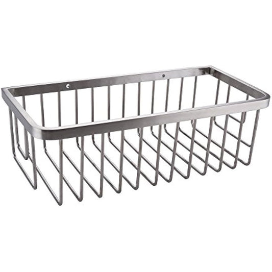 Konhard CS004 Solid Stainless Steel Bathroom Shower Caddy Wall Mount, Brushed Steel