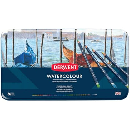 Derwent Watercolour Pencils, Drawing & Painting, Set Of 36, Ideal For Blending & Layering, Professional Quality, 32885