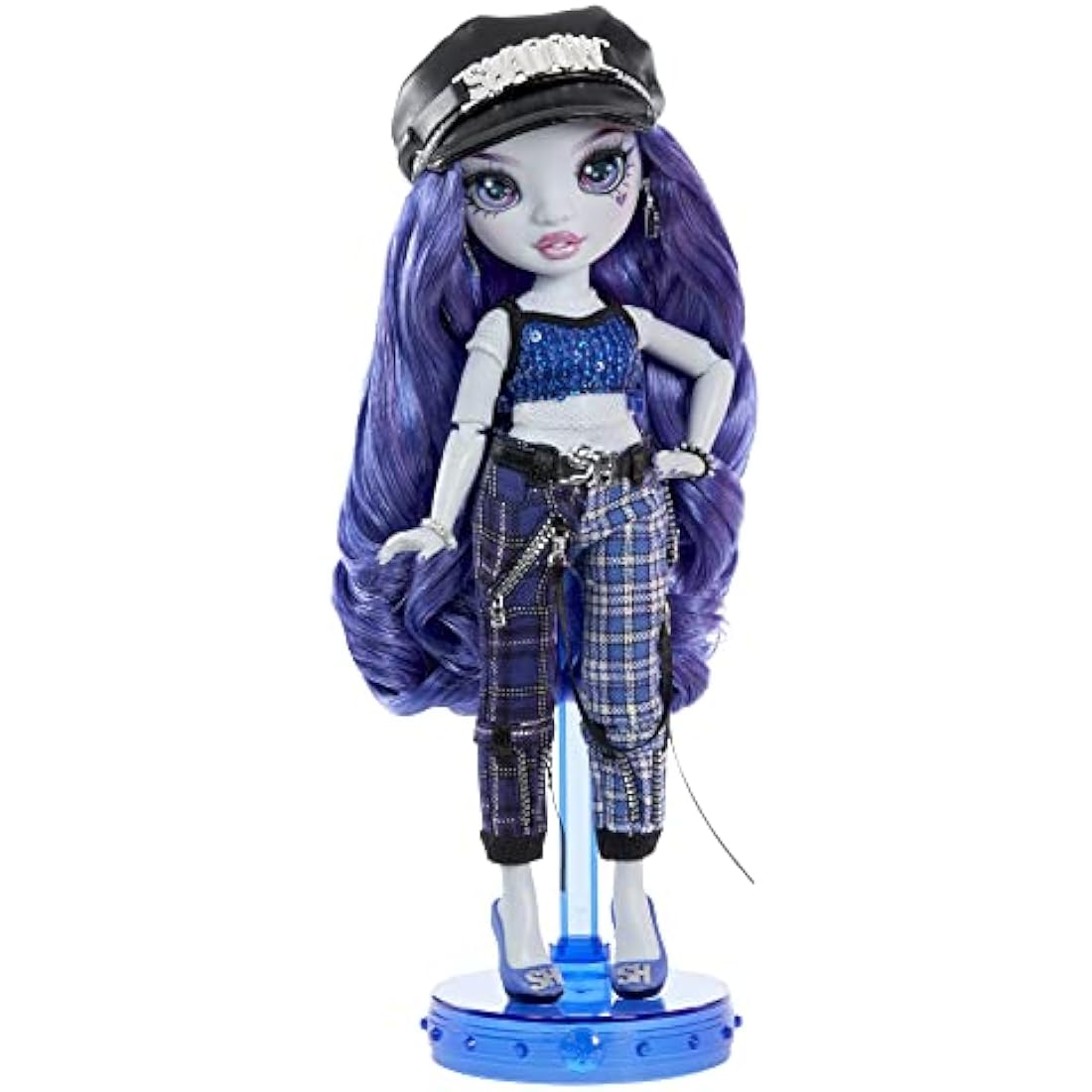 Shadow High Rainbow Vision Neon Shadow - UMA VAN HOOSE - Neon Blue Fashion Doll, Mix & Match Designer Outfits And Rock Band Accessories Playset - For Kids And Collectors Ages 6+