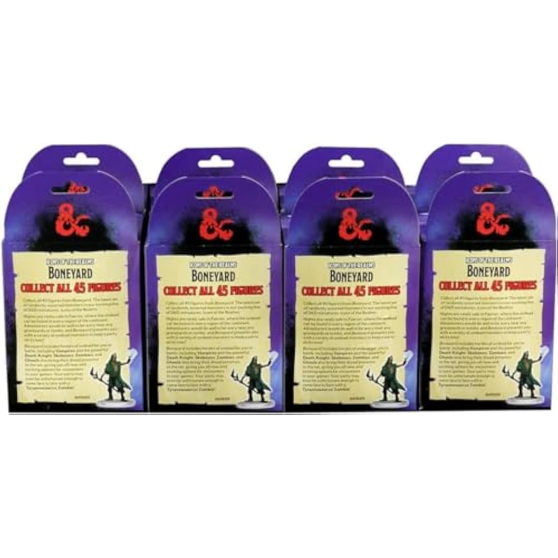 WizKids Dungeons and Dragons Icons of the Realms - Boneyard 8ct Brick (Set 18), DnD Miniatures