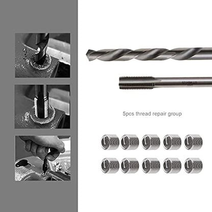 OTOTEC M9 Thread Repair Kit M9 x 1.25m Metric Automotive Repair Tool Set