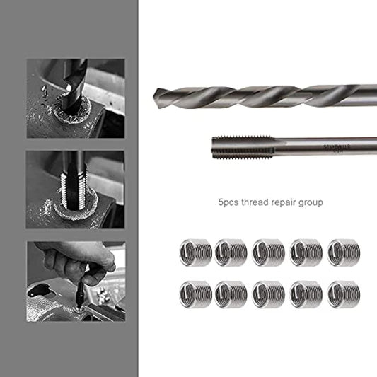 OTOTEC M9 Thread Repair Kit M9 x 1.25m Metric Automotive Repair Tool Set