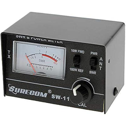 Mcbazel Surecom SW-111 100 Watt SWR/Power Meter for CB Radio Antenna
