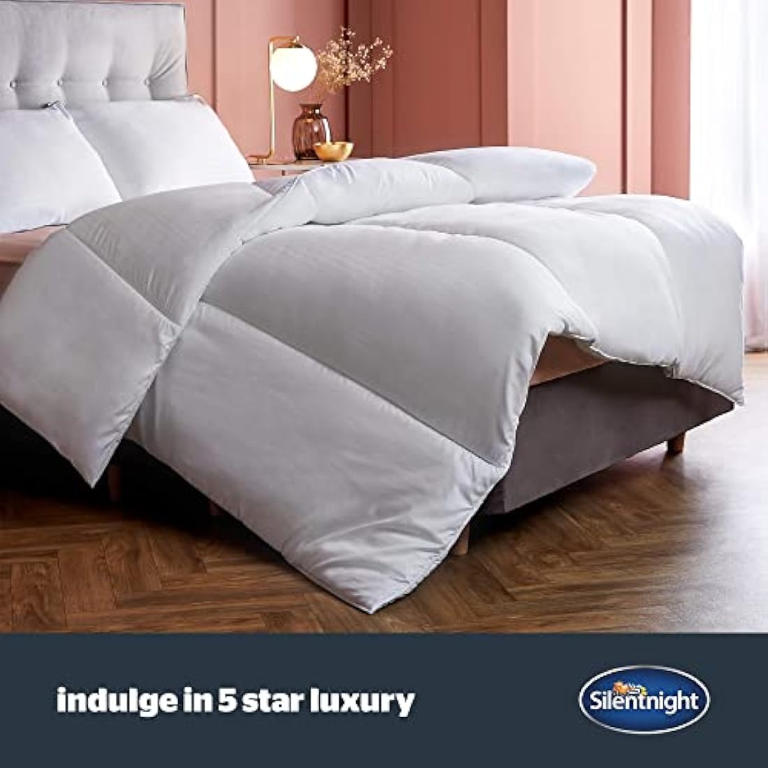 Silentnight Hotel Collection Super King Duvet – 10.5 Tog Luxury Duvet Ideal for All Seasons Ensuring a Relaxing Night’s Sleep– Hypoallergenic and Machine Washable – Super King – 260 x 220cm