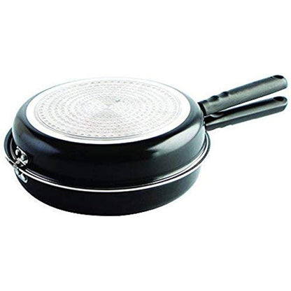 MGE World - Double Flip Pan for Tortillas - Glass-Induction - Diameter 24 cm - Black