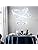 Dixun LED Chandeliers Modern Ceiling Light Fixture 3 Rings Adjustable Stainless Steel Pendant Light Chandelier for Bedrooms Living Room (Cool White)