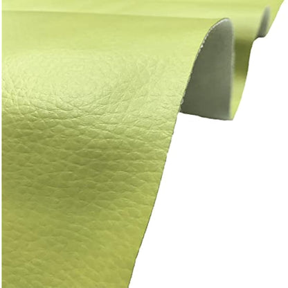 A-Express Grained Faux Leather Fabric Waterproof Heavy Duty Leatherette Vinyl Leathercloth Upholstery Textured Material - Pistachio Half Metre 50cm x 140cm