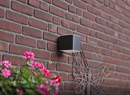 Steinel Wall Light L 840 SC Silver, LED Outdoor Light, 160° Motion Detector, Networkable, can be Operated via App, 9.5 W