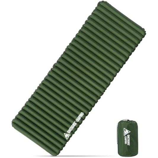 OneTigris Camping Sleeping Pad, Ultralight Camping Mattress 2.8 R-Value Inflatable Sleeping Pads Compact for Camping Backpacking Hiking Traveling Tent 28.3 Extra-Wide with Patch-up Kit